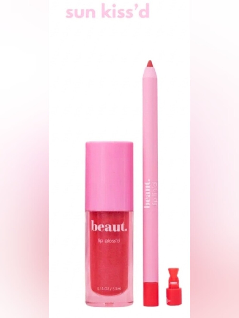 Sun Kiss'd Lip Gloss & Lip Pencil Set